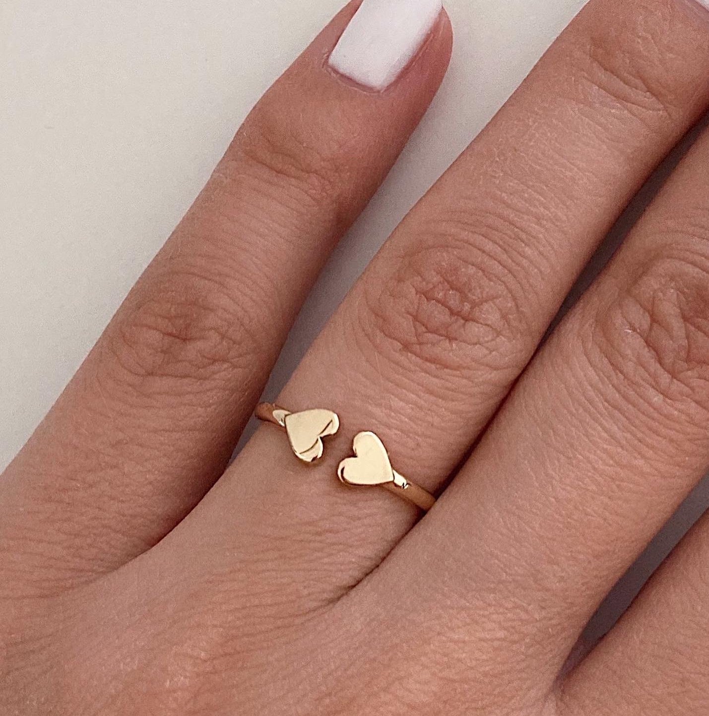 gold ring heart