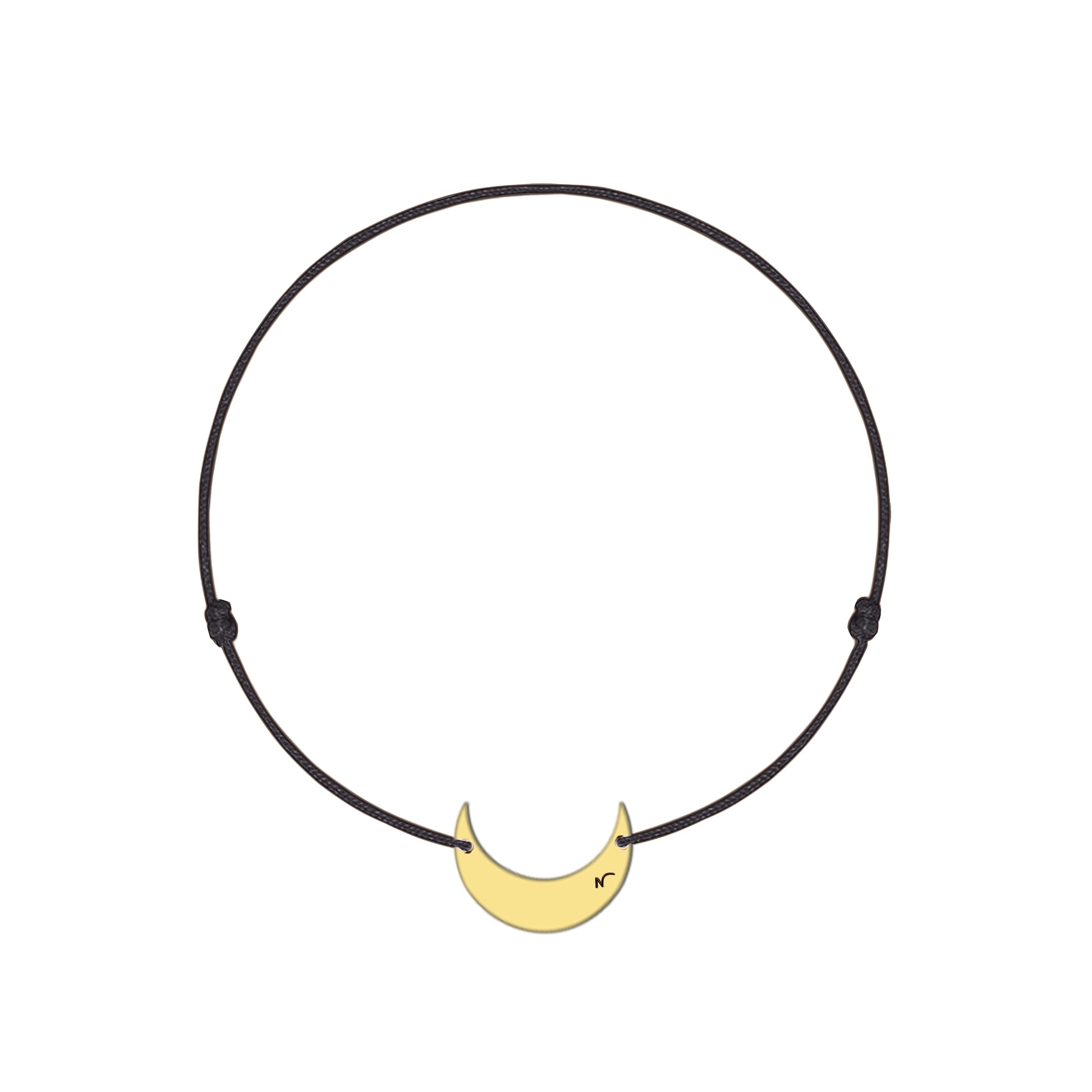 gold Moon charm bracelet by Negru Jewelry