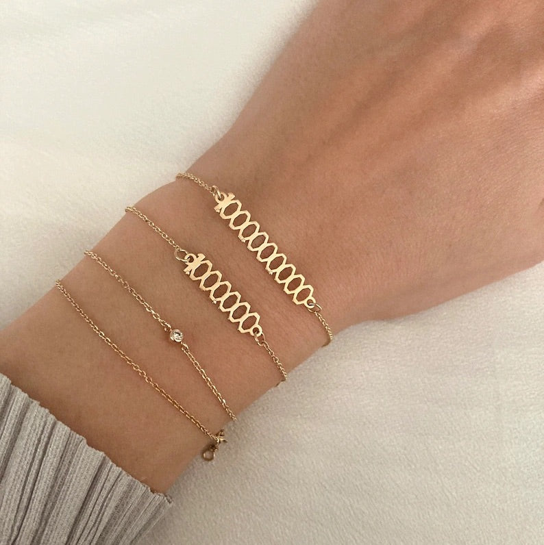 Billion charm bracelet made from 14k gold abundance billionaire mindset manifest fortune manifestation bracelet rich symbol abundance manifestation method jewelry