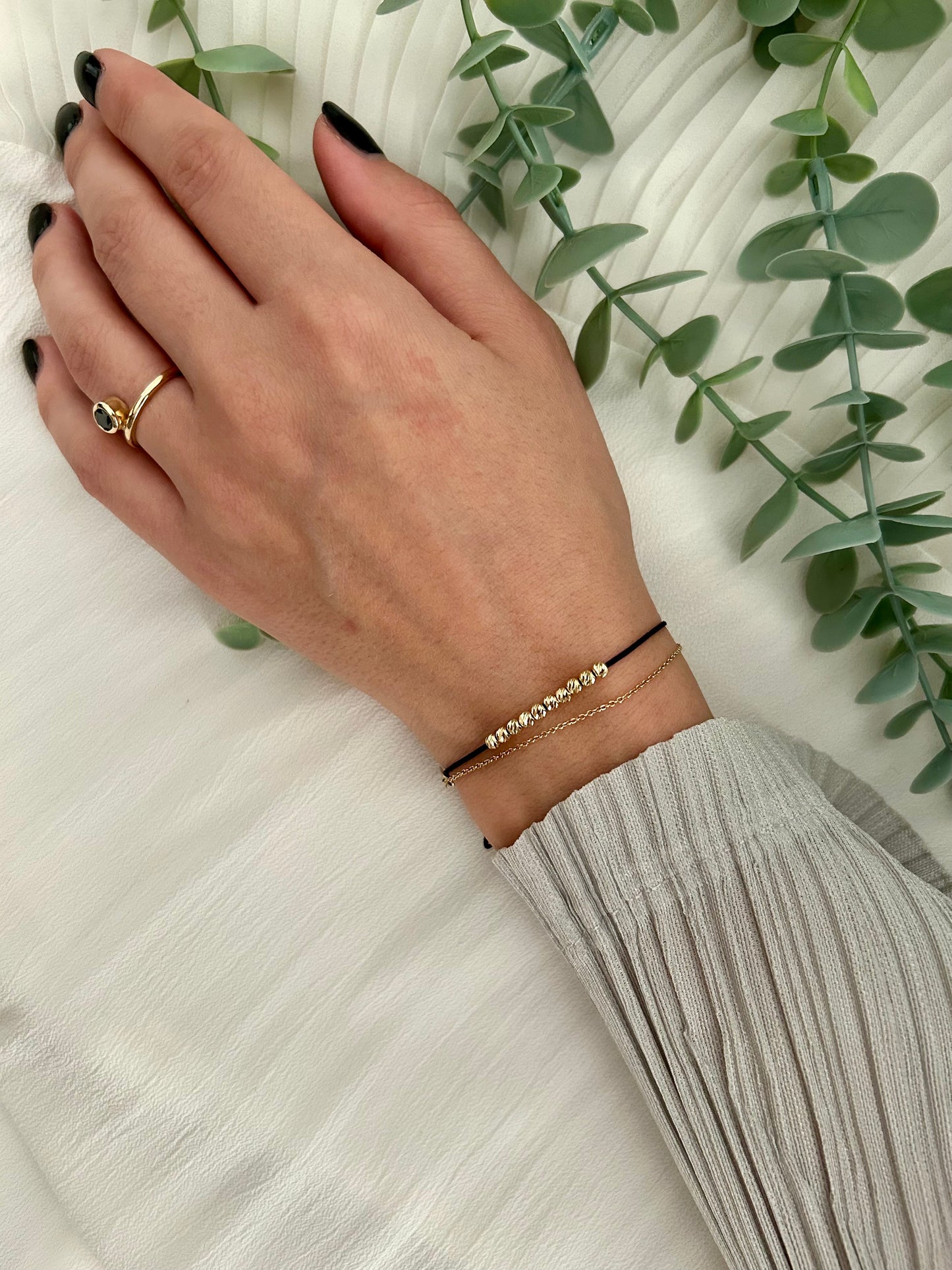 gold beaded stacking bracelets,14k Gold BEADS, Minimalist Wish Bracelet, Dainty Friendship Bracelet, Anniversary Gift for Her, Stacking Bracelet, waterproof bracelet, mothers day gift,gold beaded bracelet, 10th anniversary gift, surfer bracelet