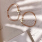 14K Gold Airplane Charm Bracelet for Women by Negru Jewelry from solid 14k gold