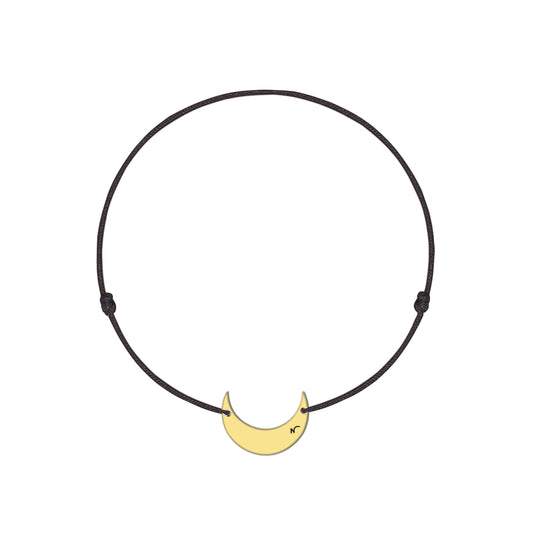 gold Moon charm bracelet by Negru Jewelry