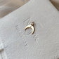 Crescent Moon solid 14k gold pendants for necklaces by Negru Jewelry